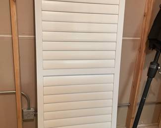 Set of 2 plantation shutters,  was $100, NOW $75
