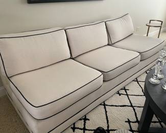 Custom 3 cushion sofa, 7'W x 30"H x 35"D,  was $899, NOW $745
