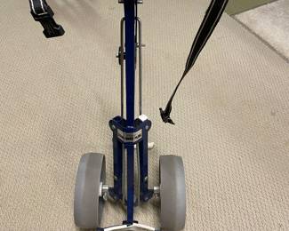 Blue golf club cart,  $20