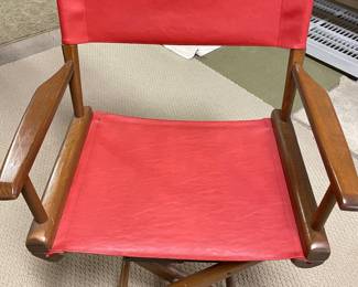 Red directors chair,  was $40, NOW $30