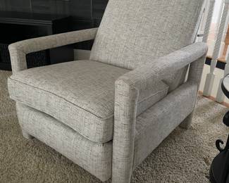 Grey arm chair recliner, 30"W x 34"H x 33"D,  was $475, NOW $395