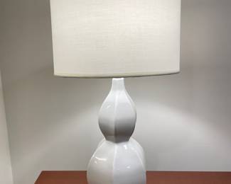 White gourd lamp on acrylic base, 31"H,  was $40, NOW $32