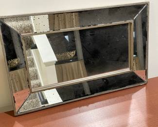 Mercury glass mirror - can be used as a tray also - 20"W x 12"H,  was $30, NOW $24