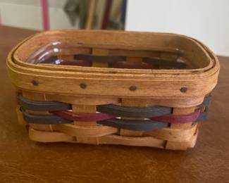 Longaberger small basket, was $,5 NOW $4