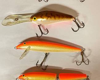 Orange Lures,  was $5 each, NOW $4 each