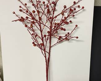 Red berry sparkle stem,  was $6, NOW $4