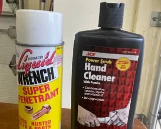 Liquid Wrench,   was $4, NOW $3.  Power Scrub hand cleaner,   was $4, NOW $3
