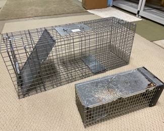 Large animal trap, was $24, NOW $16   (Small animal trap,  $14/SOLD)
