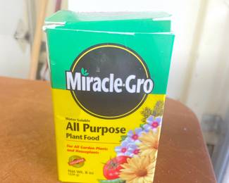 Miracle Gro all purpose plant food.  was $4, NOW $3