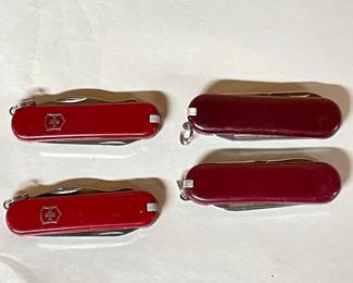 Victorinox Swiss Army Classic Pocket Knife,  was $5 each, NOW $4 each  (2 on left are sold)
