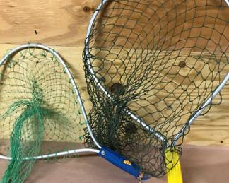 Handheld Fishing Nets:  Green hand was $10, NOW $7 (Yellow Hand, was $12, NOW $9/SOLD)