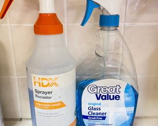 Glass cleaner,  $2 each
