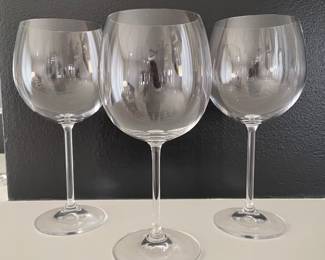 3 crystal goblets,  was $24, NOW $14