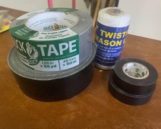 Duck tape, Nashua tape, electric tape,  was $7, NOW $5