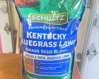 Schultz Kentucky Blue grass seed blend,  $12