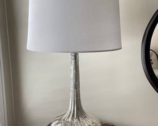 Silver lamp, 28"H,  was $44, NOW $35