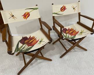 Tulipe de Gesner Director Chairs, 34"W x 24"H x 31"D,  $55 each