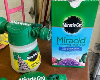 Miracid and miracle Gro appplicator,   was $4, NOW $3