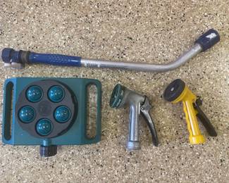 Assortment of lawn water tools,  was $12, NOW $9
