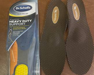 Dr Scholls heavy duty support & aetrex insoles - men's orthodox,  was $9, NOW $6