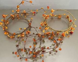 Fall garland, 3 strands, was $12, NOW $9