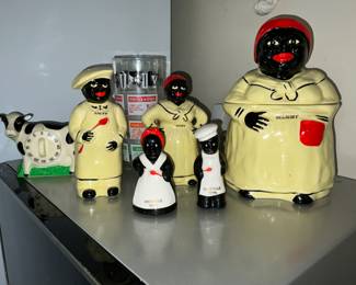 Black Americana cookie jar