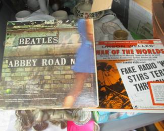 Abbey Road Original record and cover;1984 Original record and cover