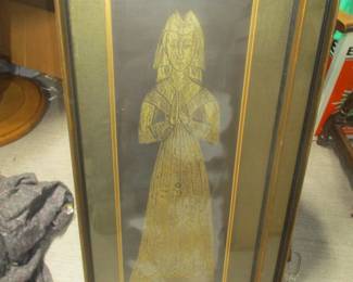 Medieval print from Carmichael estate