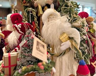 Great collection of whimsical Santas. 