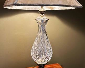 Waterford crystal lamps