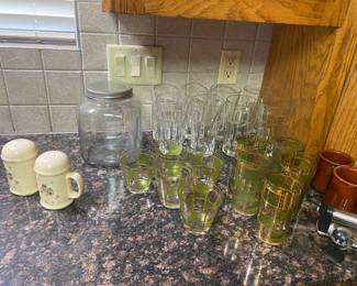 Vintage drinking glasses