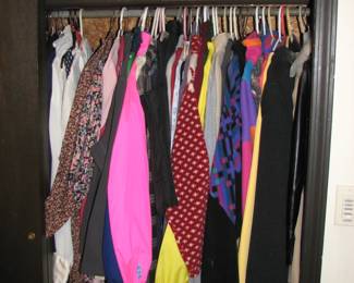 there is a small amount of semi-vintage clothing and other clothing