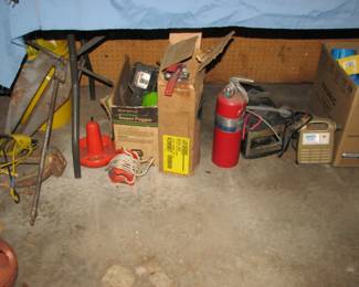 boat anchors, winch, water pump and more