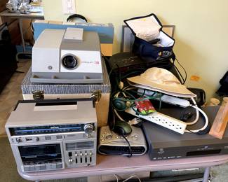 Typewriter and radios