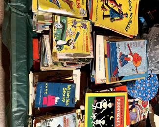 Endless amounts of collectible kids and adult books!