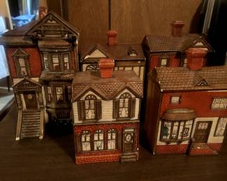 Hand painted cookie jars