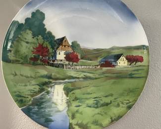 hand painted plates from Germany. More photos next.