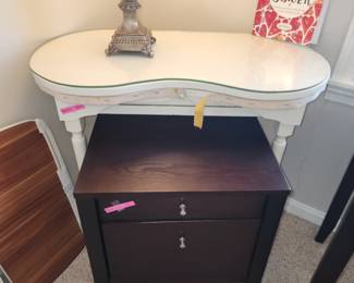 Vanity and end table
