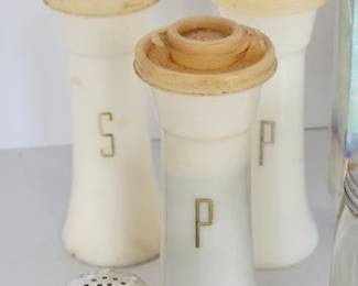 Vintage Tupperware salt and peppers