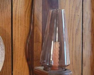 Pair of wood sconces