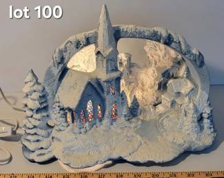 Hershey Molds ceramic light up church