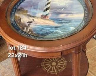 Hatteras Lighthouse round side table