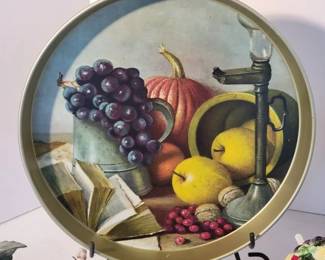 Fruit themed decor tray