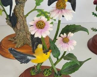 Danbury Mint resin bird figurines