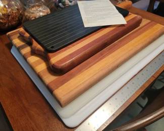 Cutting boards, thawing stone
