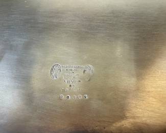 Silver plated gallery tray   16" x 11" 