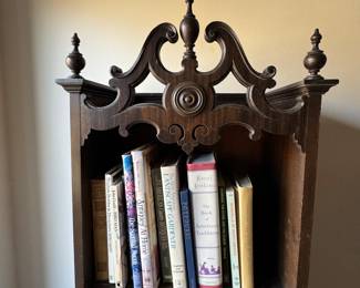 Vintage mahogany bookcase 66"h x 16"w x 12"d