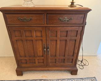 Davis walnut cabinet            29"h x 28"w x 12"d 