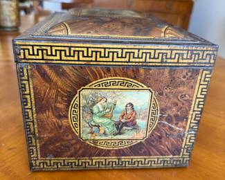 Antique Terry's biscuit tin    6.5"h x 10.5"w x 7.5"d