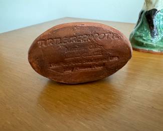 Turtlecreeck Pottery redware sheep figures   4"h 